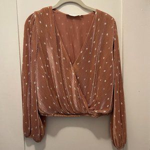 ASTR The Label Wrap Blouse